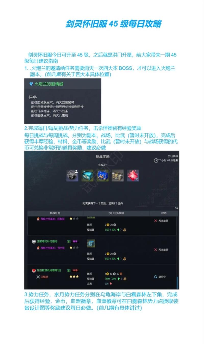快速完成剑灵风驰电掣任务的秘诀分享