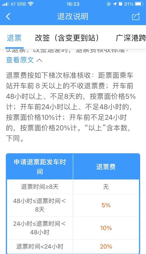 火车票退票手续费怎么算？避开退票陷阱的实用指南