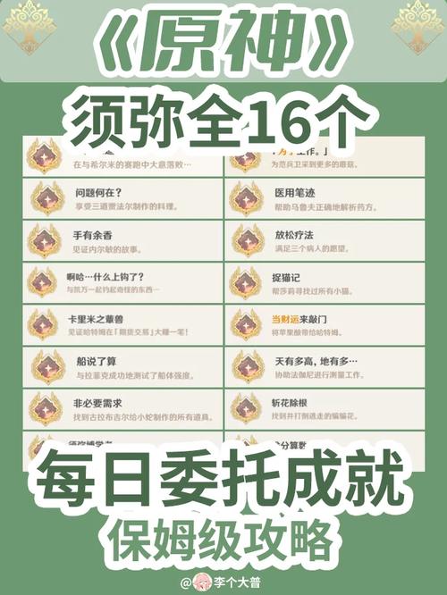 原神今日委托有哪些？新手必看每日任务指南