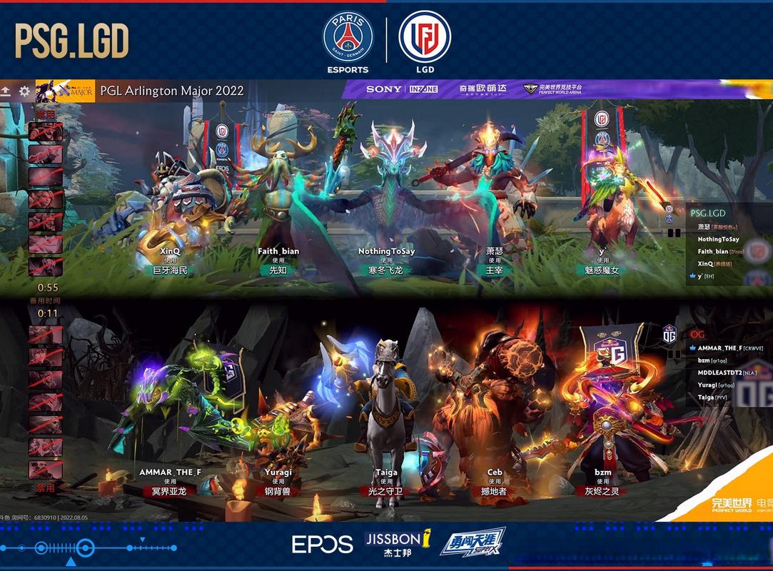 LGD DD与PSG.LGD：电竞赛场上的辉煌与挑战