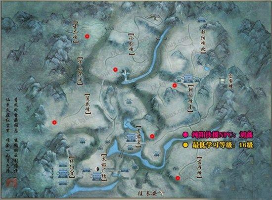 剑网三扶摇点全地图详解：快速升级扶摇技能