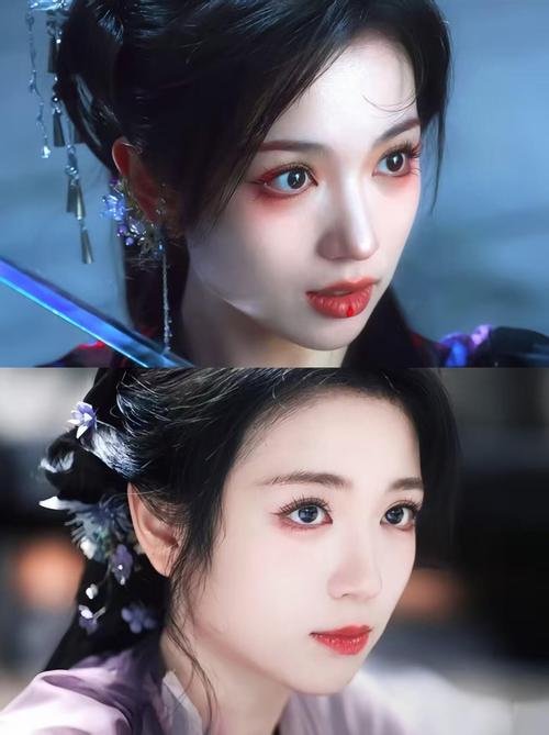 晓月的泪痕：她眼角的秘密与悲伤