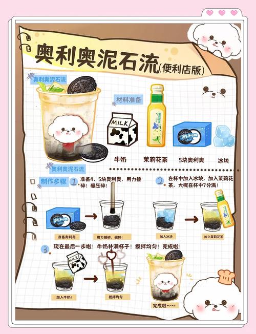 甜馨果酒湖饮品教程：牛奶加果汁就搞定