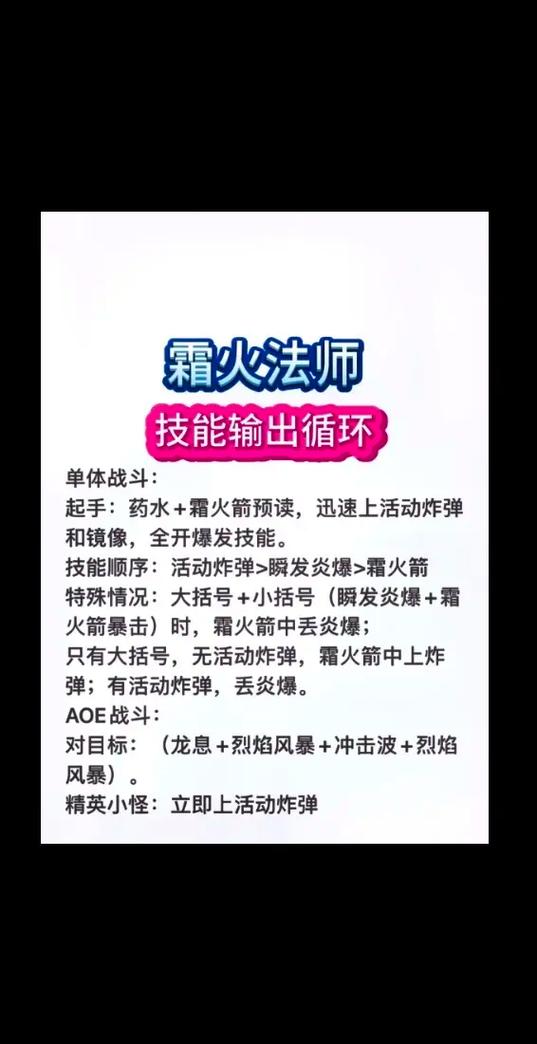火法输出循环详解：快速提升你的输出效率