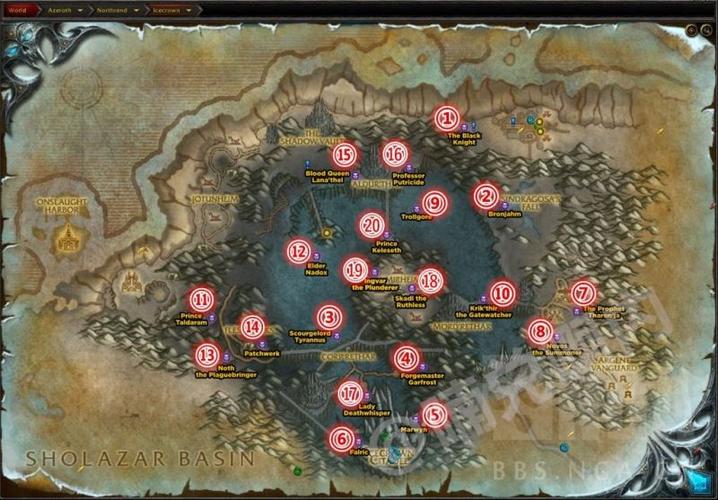 新手必看：WOW稀有怪分布地图及击杀方法