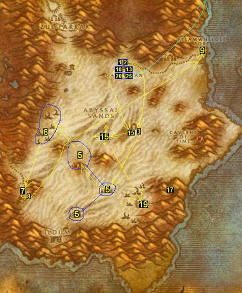 新手必看：WOW稀有怪分布地图及击杀方法