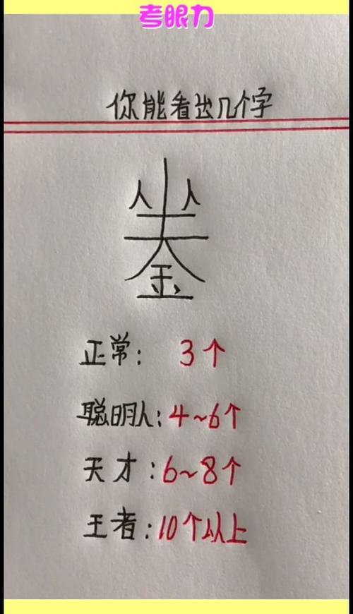 火眼金睛测眼力！图片里看出18个字，你能全部找到吗？