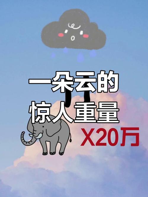 一朵云的重量是多少？看完你就知道！