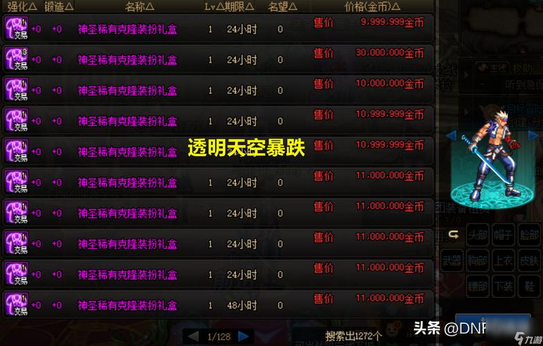 想在dnf拍卖行赚钱？记住这几点轻松当商人！