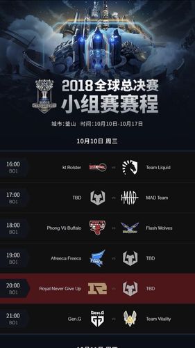 s8总决赛时间什么时候？完整比赛日程分享！