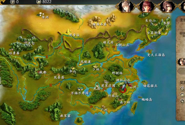 侠客风云传大地图跑图路线，高效探索隐藏线索指南