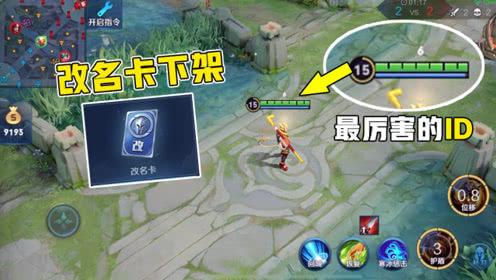 王者荣耀改名卡下架影响多大？(玩家必看后果分析)