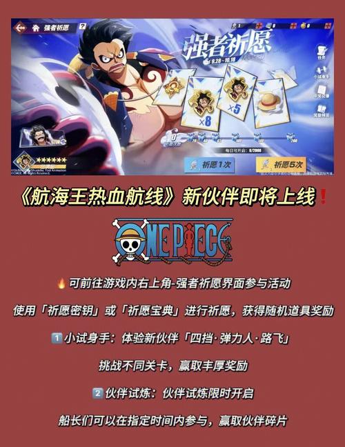 热血海贼王伙伴选择新手技巧(一步到位实用心得！)