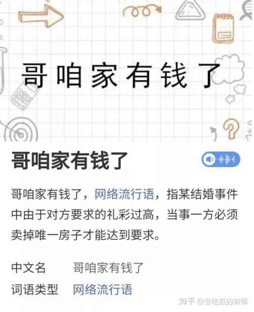 哥咱家有钱了什么梗是啥？揭秘这个网络热梗的由来含义
