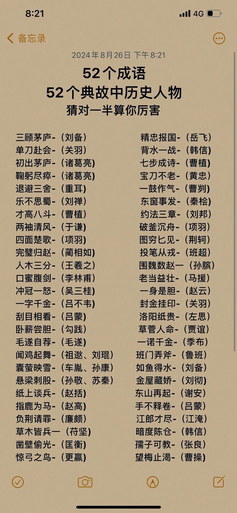 以下哪个成语与古代的竹简有关？两个方法快速学懂！