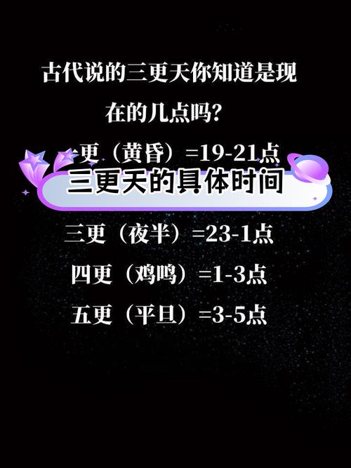 古代的三更相当于现在的几点？(简单方法快速换算时间)