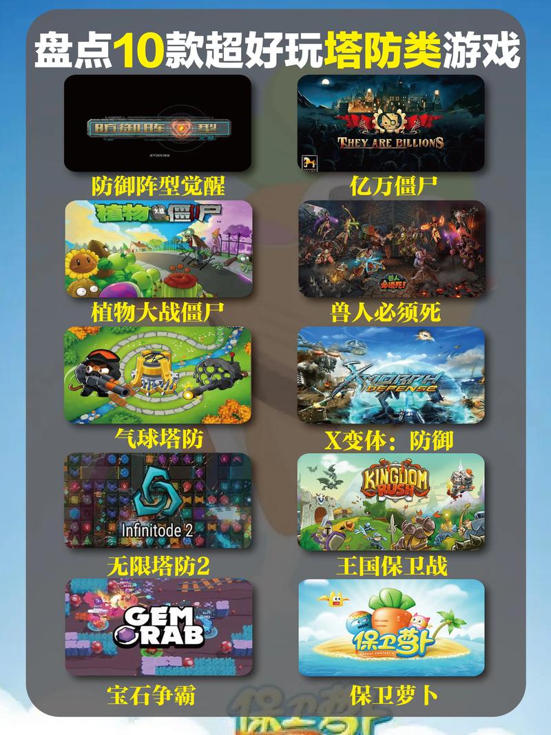 塔防小游戏有哪些？推荐这几个超好玩的免费版！
