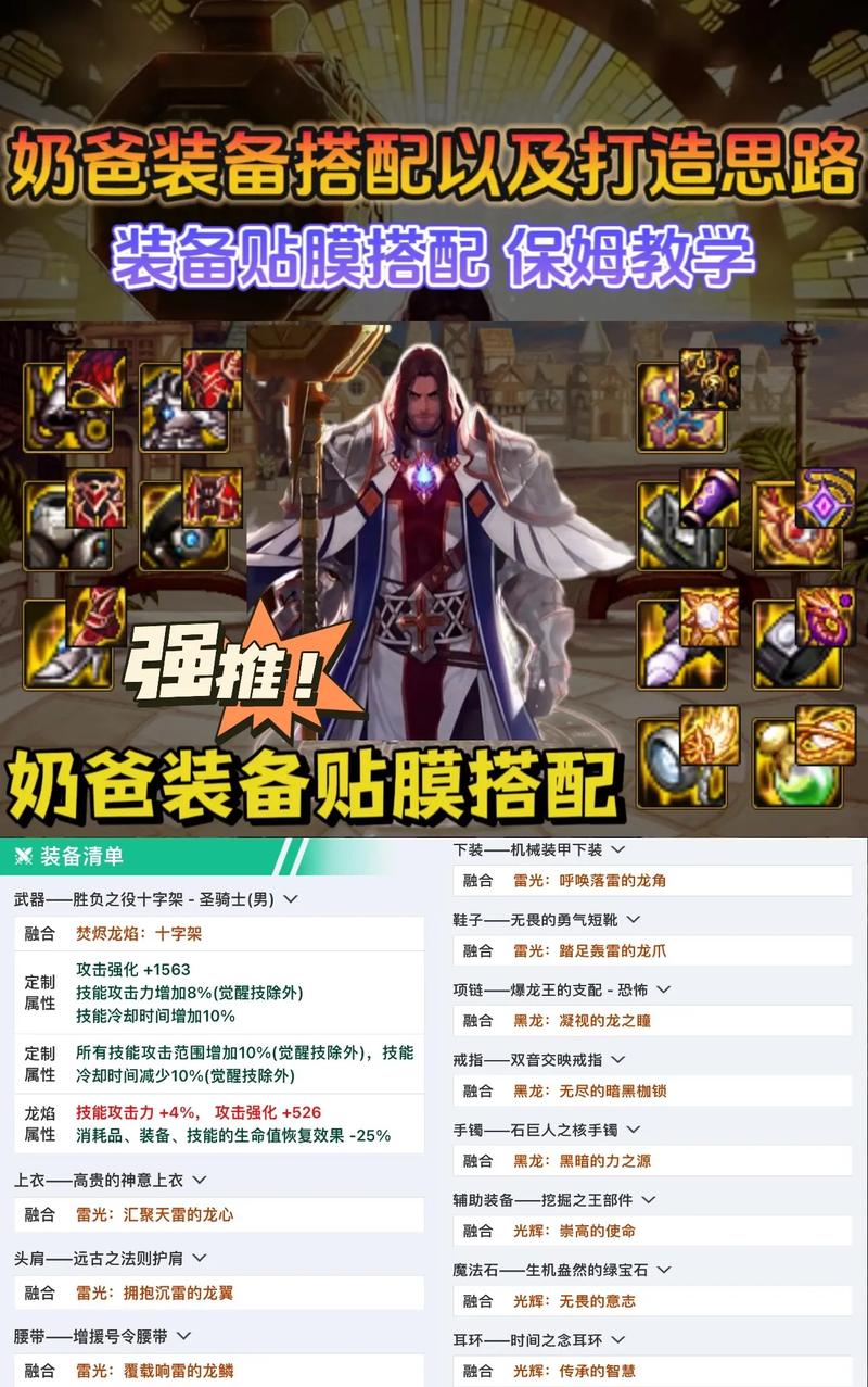 dnf奶爸装备搭配推荐（省钱又强力的5件套组合）