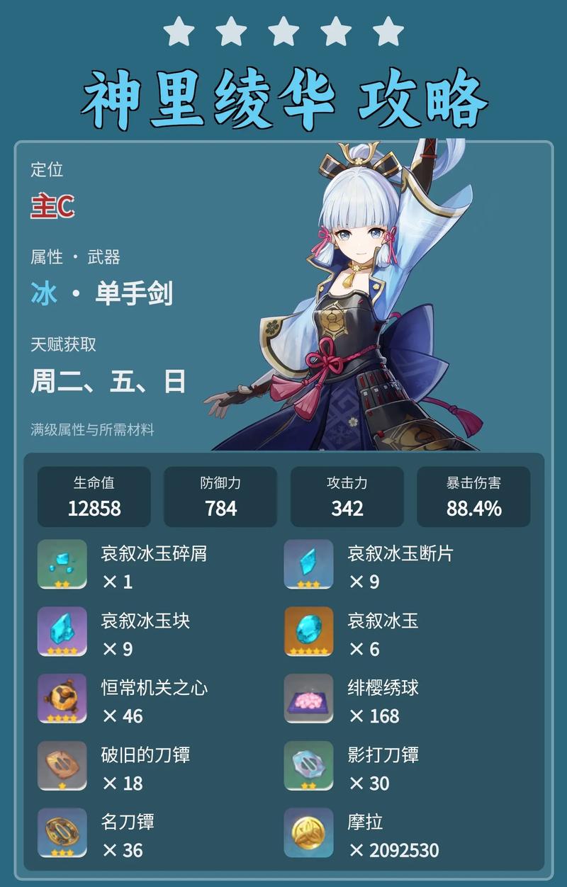 神里绫华连招手法教学！新手必看的实战技巧！