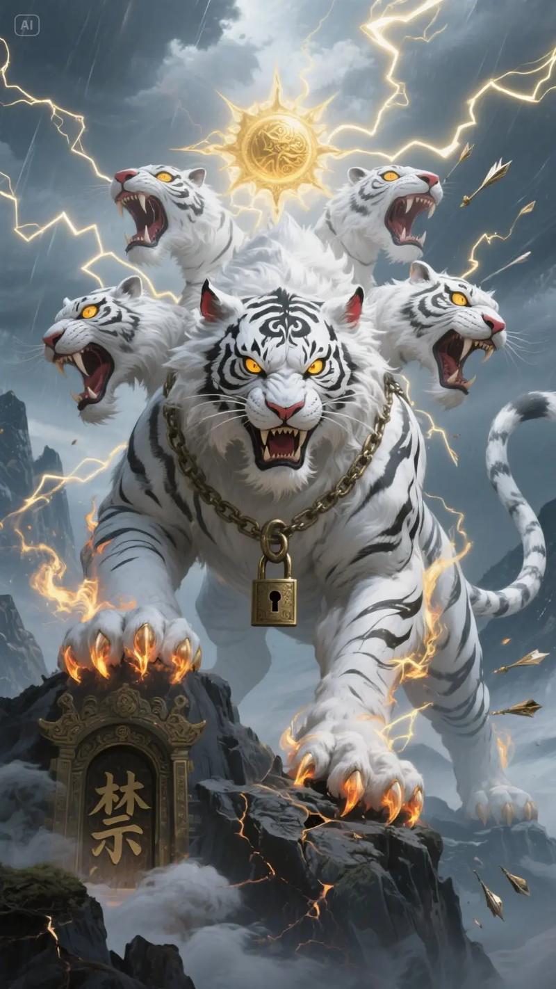 开明兽代表什么寓意？九首怪兽在古代文化中的象征意义。