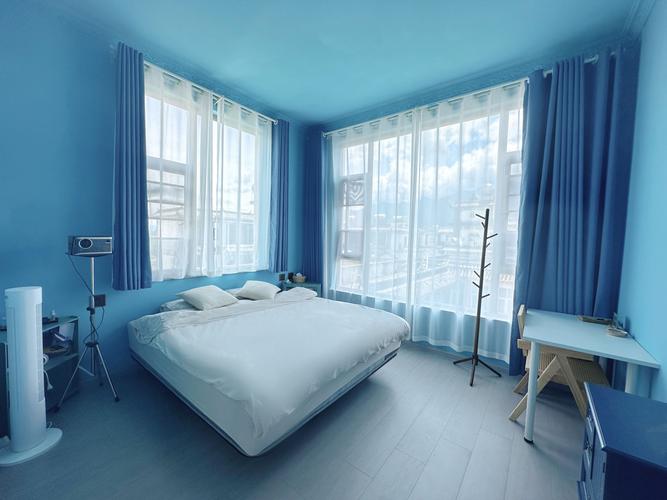 纱布蓝在家居装修里好看吗？设计师教你玩转温柔配色！