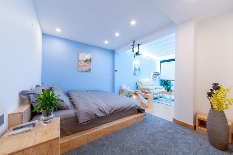 纱布蓝在家居装修里好看吗?设计师教你玩转温柔配色!